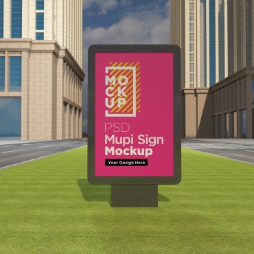 Sign Signage Product Mockups 203212