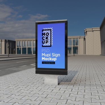 Sign Signage Product Mockups 203224