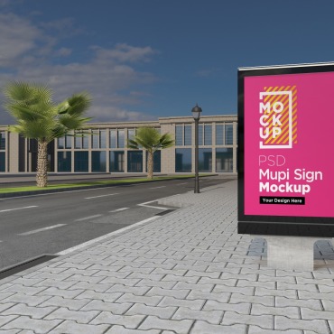 Sign Signage Product Mockups 203226