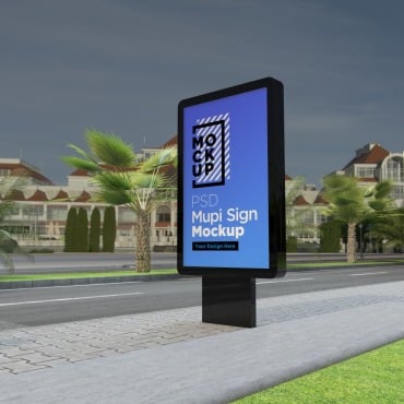 Sign Signage Product Mockups 203239