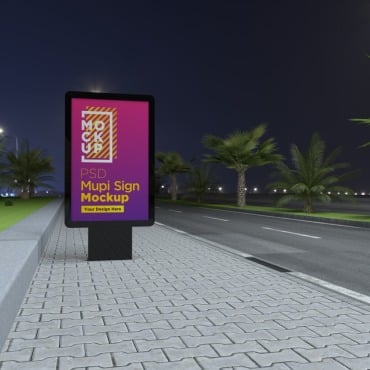 Sign Signage Product Mockups 203244