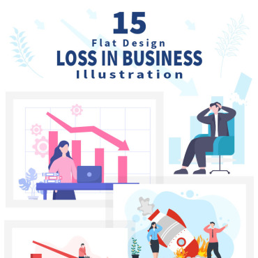 Business Bankruptcy Illustrations Templates 203300