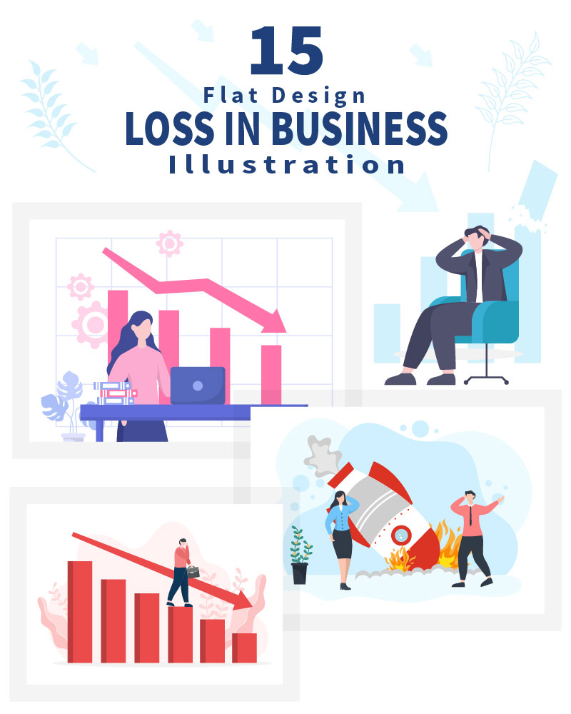 15 Loss in Business Lead to Bankruptcy Illustration