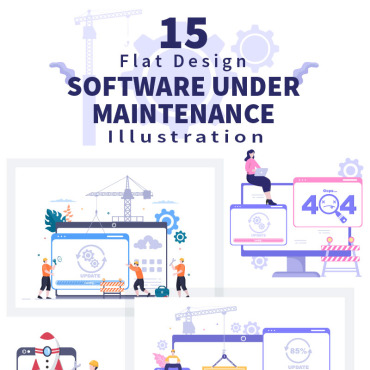 Software System Illustrations Templates 203313