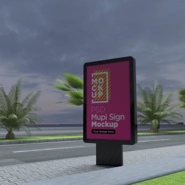 Sign Signage Product Mockups 203314