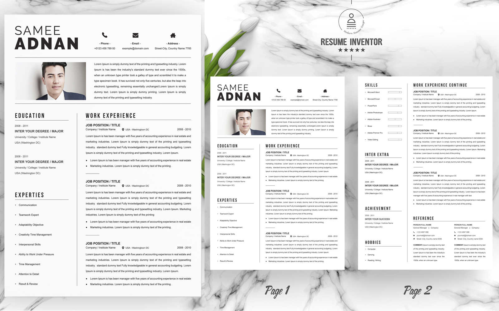 Adnan / Clean Resume Template