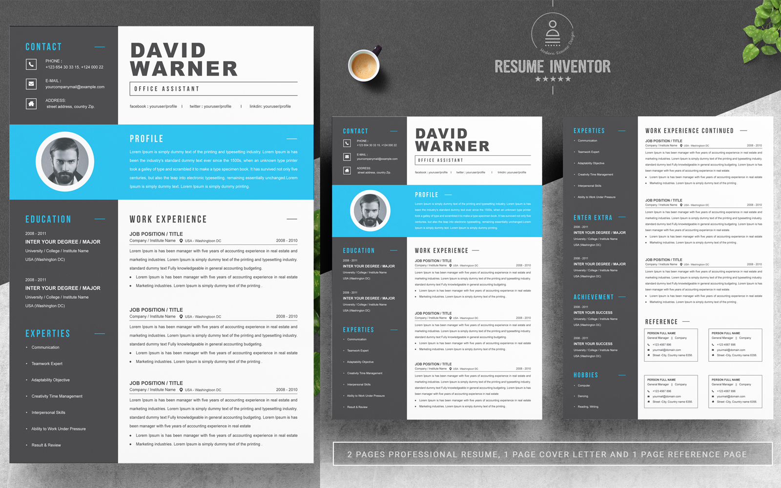 Warner / Creative Resume Template