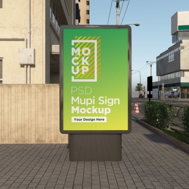 Sign Signage Product Mockups 203356