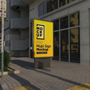 Sign Signage Product Mockups 203359