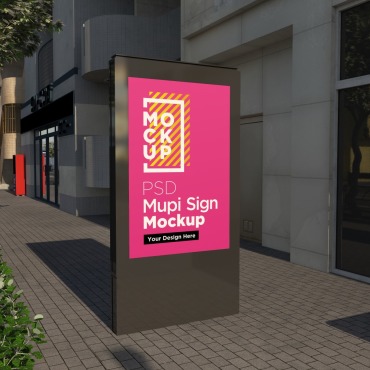 Sign Signage Product Mockups 203361