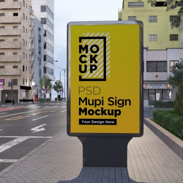 Sign Signage Product Mockups 203371