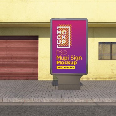 Sign Signage Product Mockups 203374