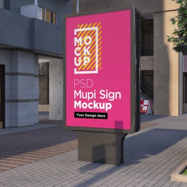 Sign Signage Product Mockups 203378