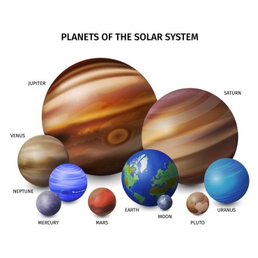 Earth Saturn Illustrations Templates 203498