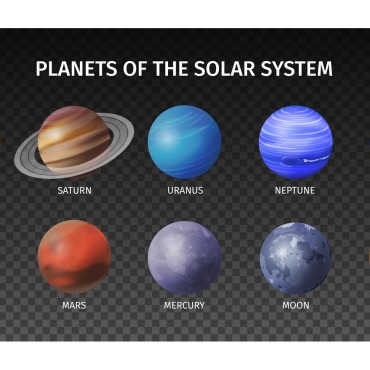 Earth Saturn Illustrations Templates 203509