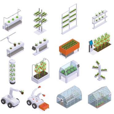 Greenhouse Modern Illustrations Templates 203550