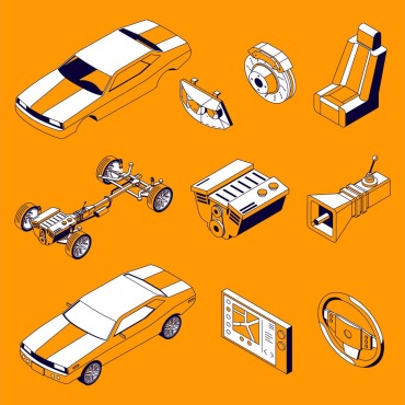 Equipment Service Illustrations Templates 203614