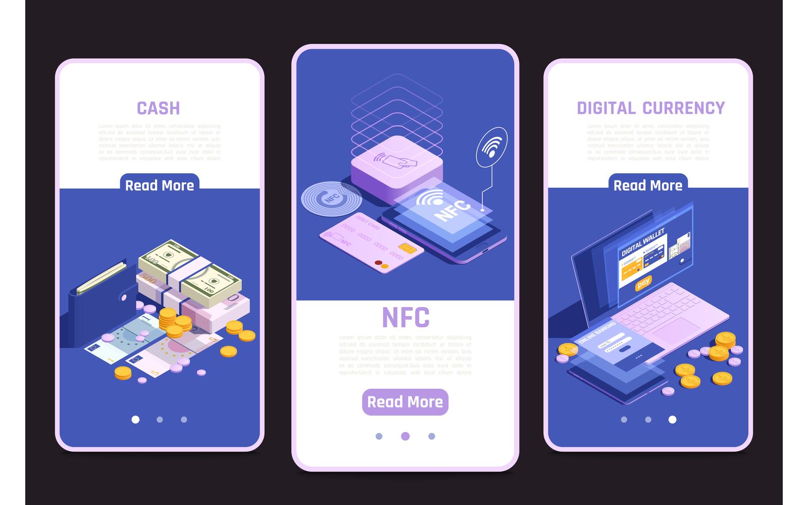 Financial Technology Isometric-01 Vector Illustration Concept