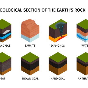 Geological Earth Illustrations Templates 203845