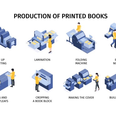 Polygraphy Printer Illustrations Templates 203868