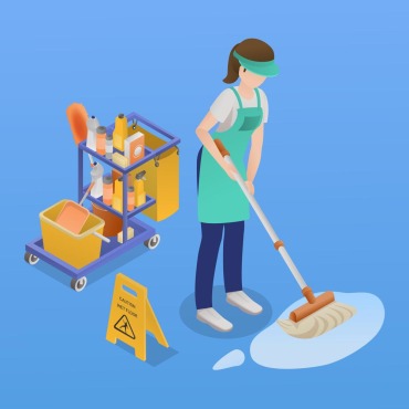 Cleaning Workplace Illustrations Templates 203911