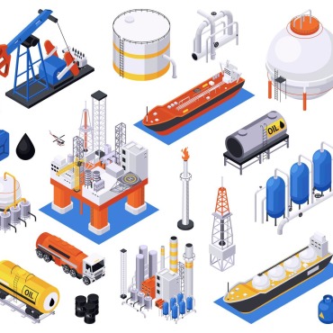 Plant Equipment Illustrations Templates 203948