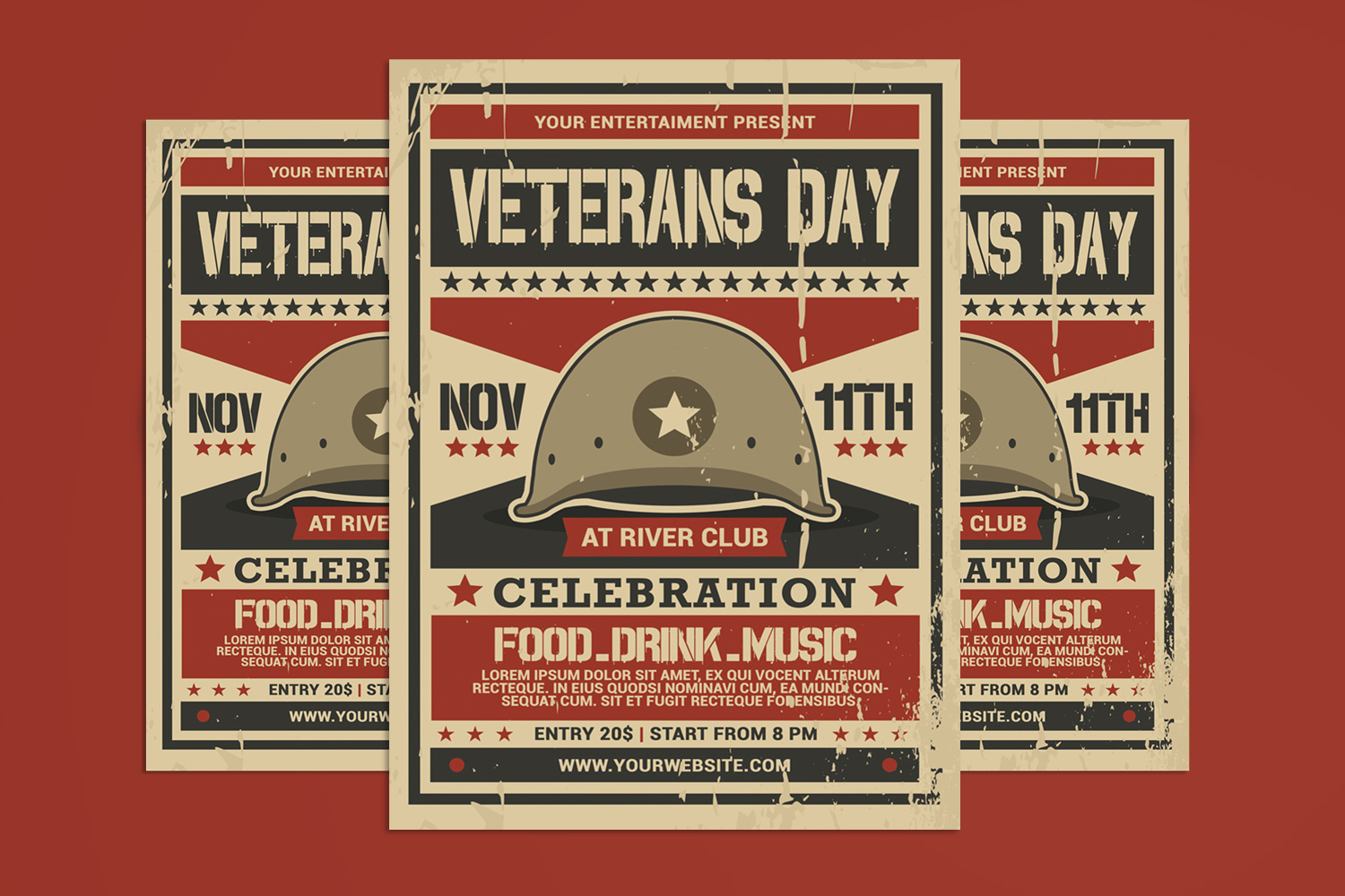 Veterans Day Celebration Flyer