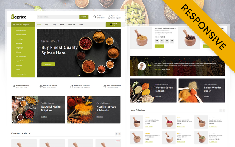 Paprica - Spices and Dryfruits Food Store Elementor WooCommerce Responsive Theme