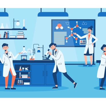 Laboratory Science Illustrations Templates 204235