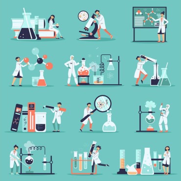 Laboratory Science Illustrations Templates 204237