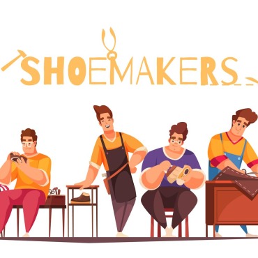 Shoe Cobbler Illustrations Templates 204258