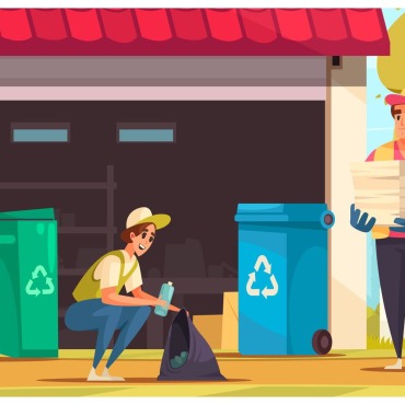 Trash Rubbish Illustrations Templates 204262