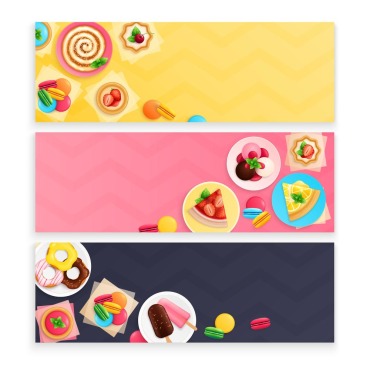 Banner Food Illustrations Templates 204296