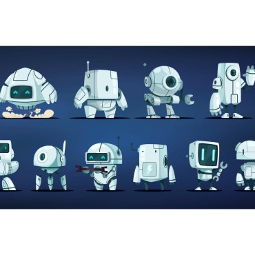 Robot Humanoid Illustrations Templates 204335
