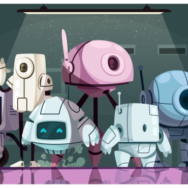 Robot Humanoid Illustrations Templates 204350
