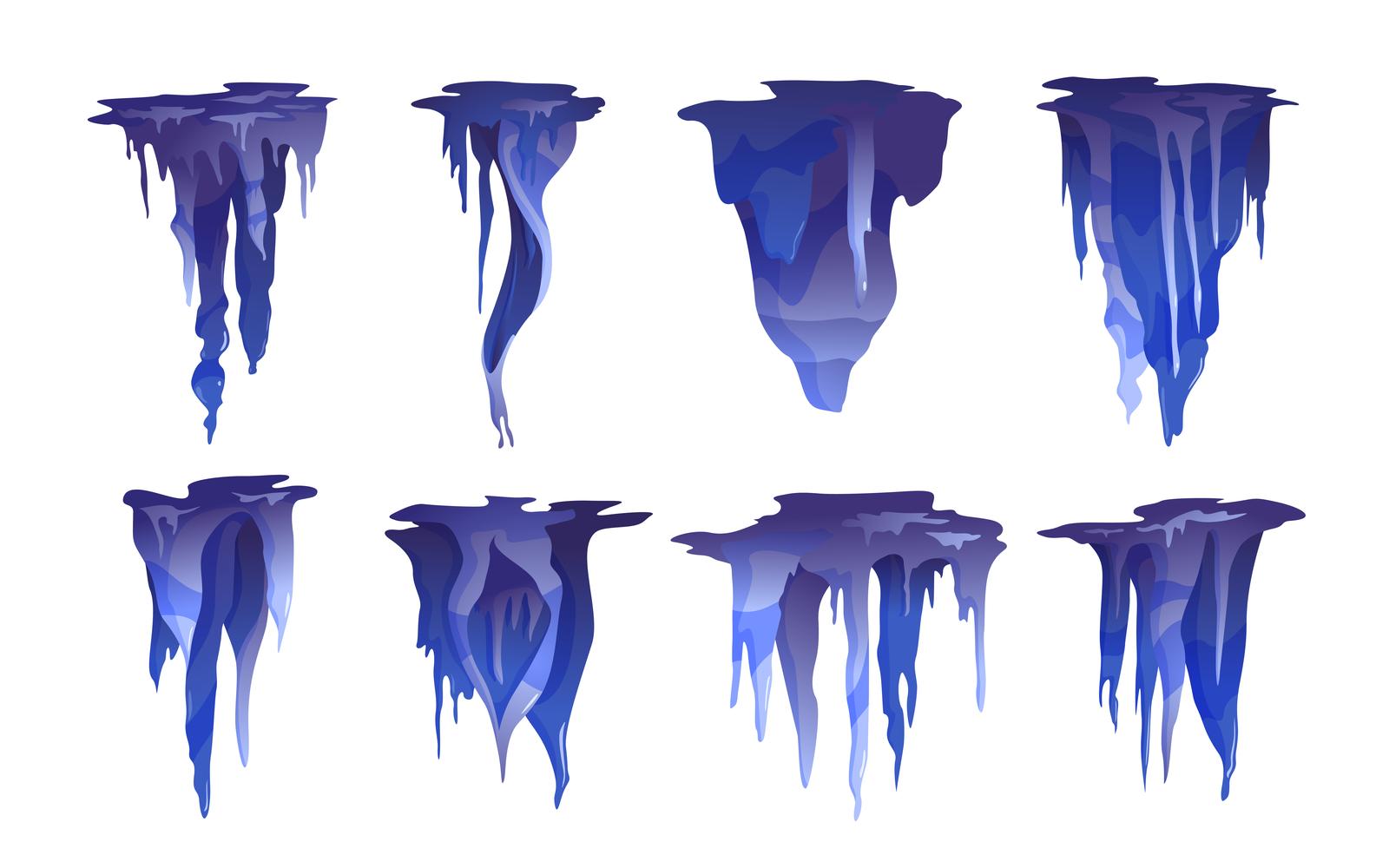 Stalactites Vector Illustration Concept