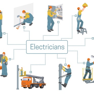 Service Male Illustrations Templates 204421