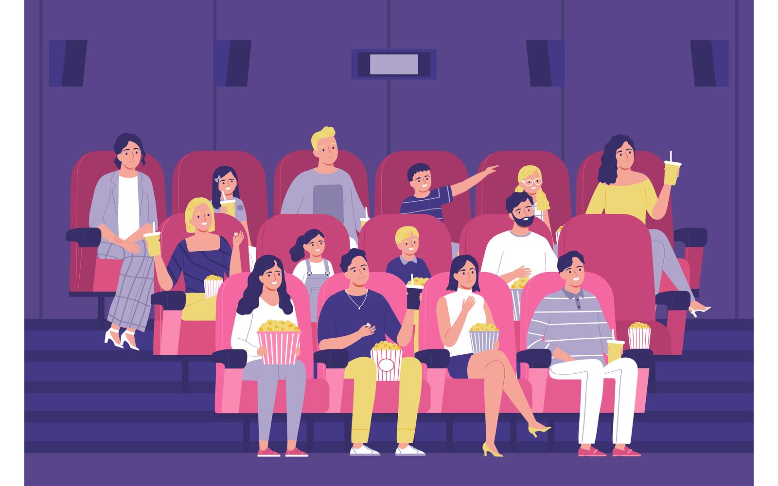 Cinema Hall Vector Illustration Concept