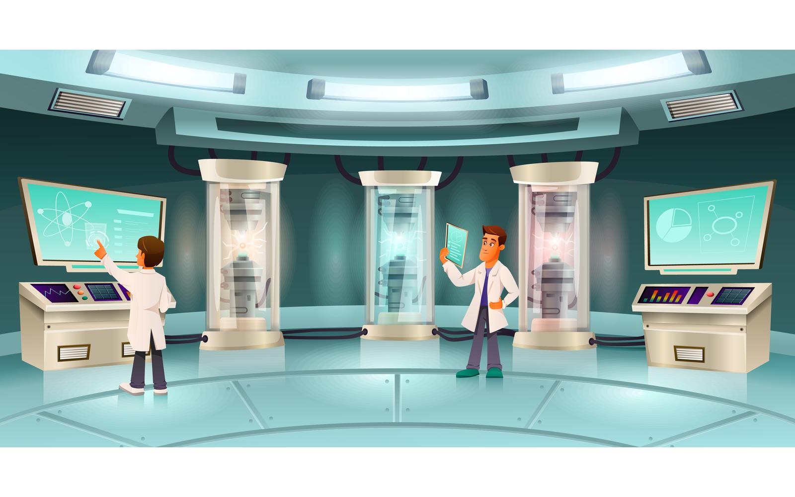 Scientists Cartoon 3 Vector Illustration Concept