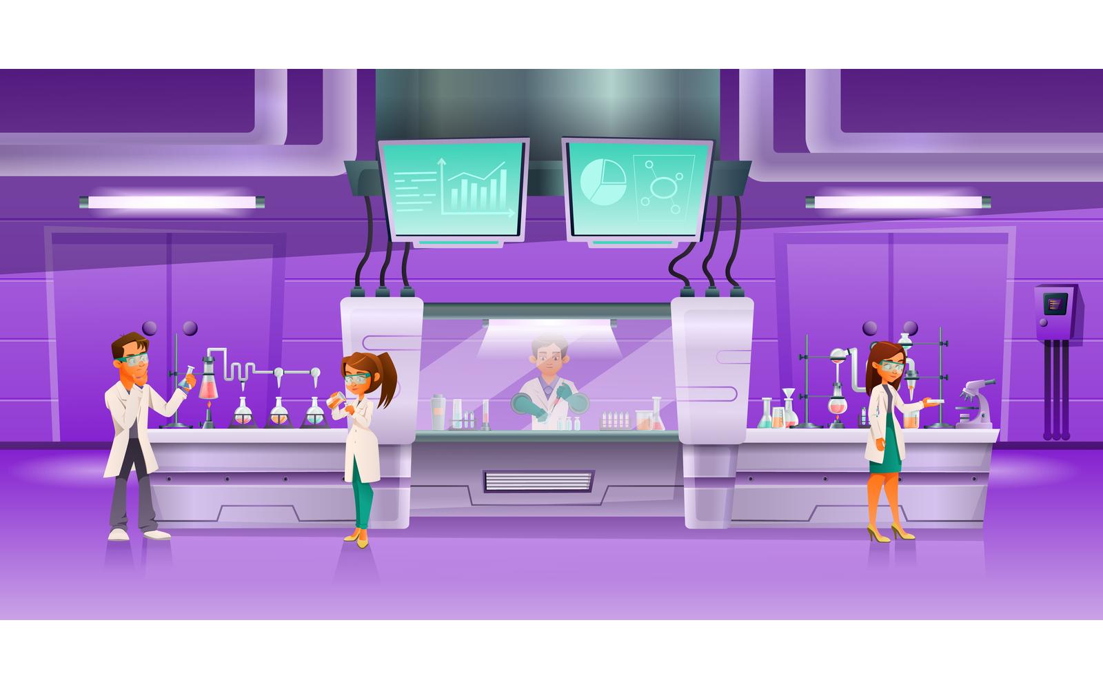 Scientists Cartoon 5 Vector Illustration Concept