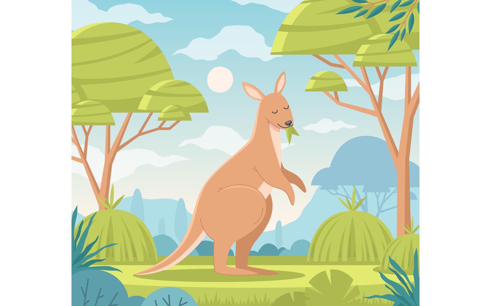 Australia Cartoon 3 Vector Illustration Concept