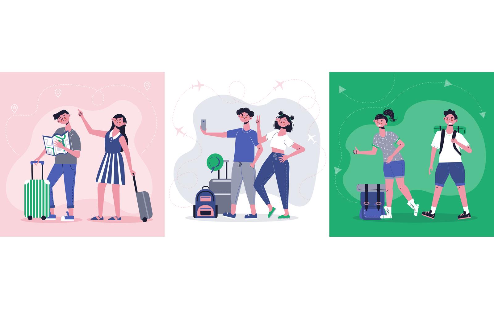 Travel Design Concept Vector Illustration Concept