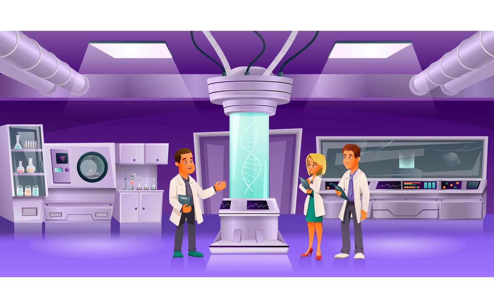 Scientists Cartoon 7 Vector Illustration Concept