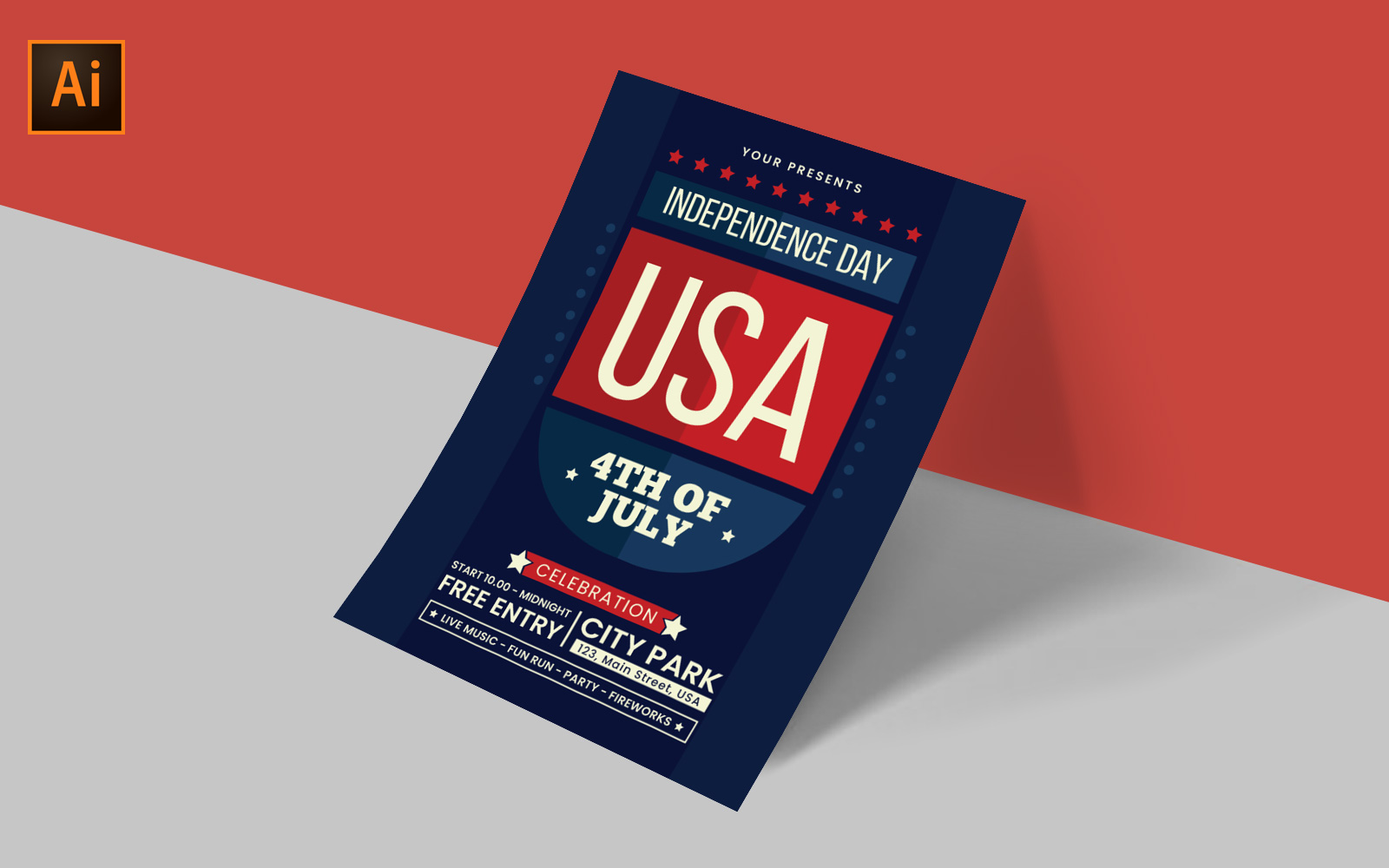 USA Independence Day Flyer