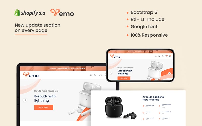 Vemo - The Single Product Premium Shopify Theme