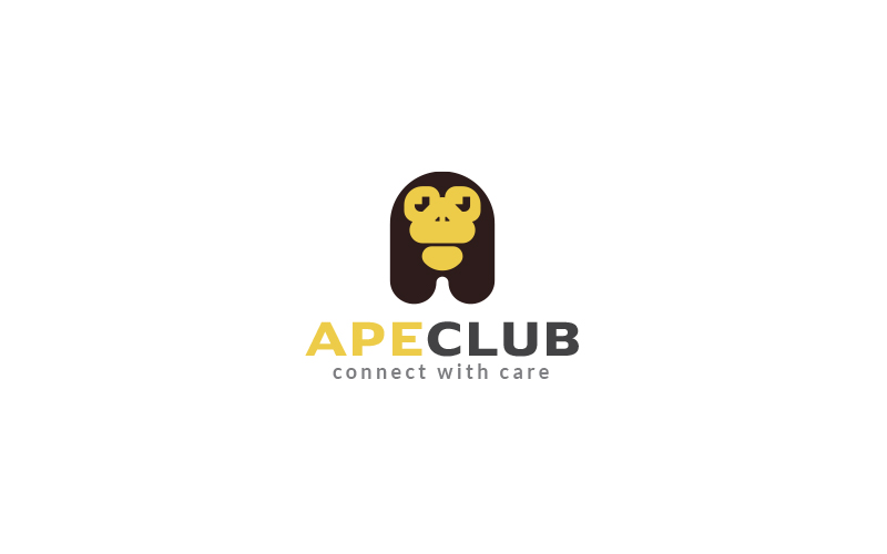 Ape Club Logo Design Template