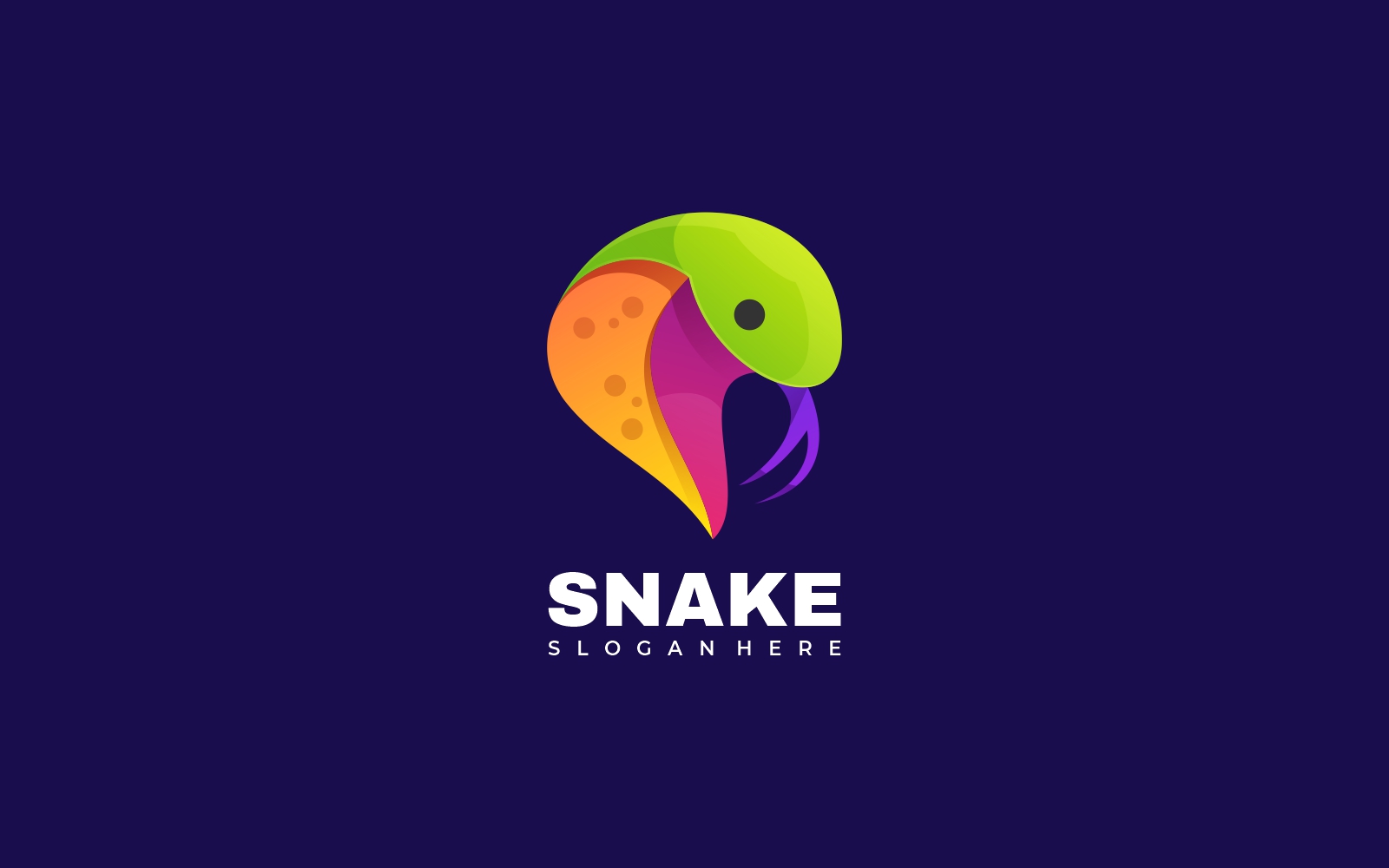 Snake Gradient Colorful Logo
