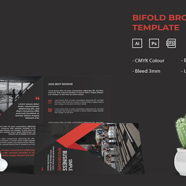 Trifold Flyer Corporate Identity 205273