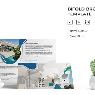Trifold Flyer Corporate Identity 205274
