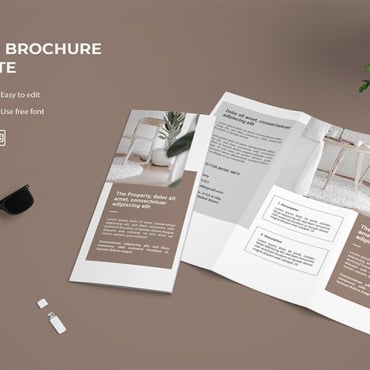 Trifold Flyer Corporate Identity 205278